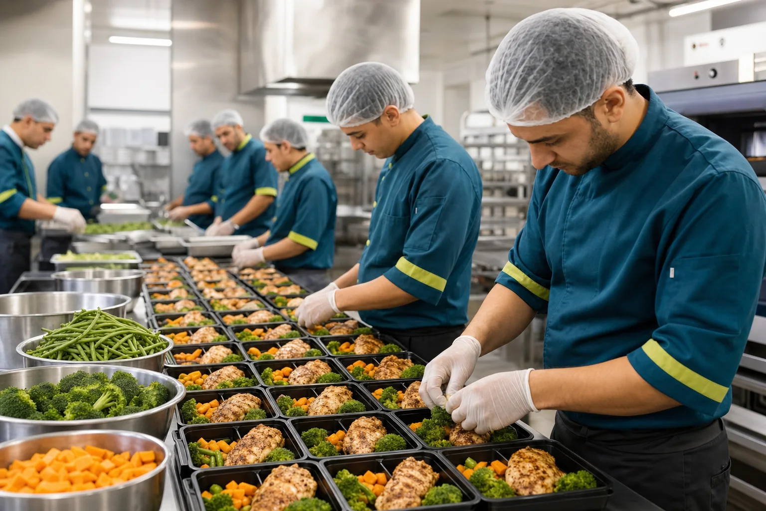 I-Build central kitchen meal preparation