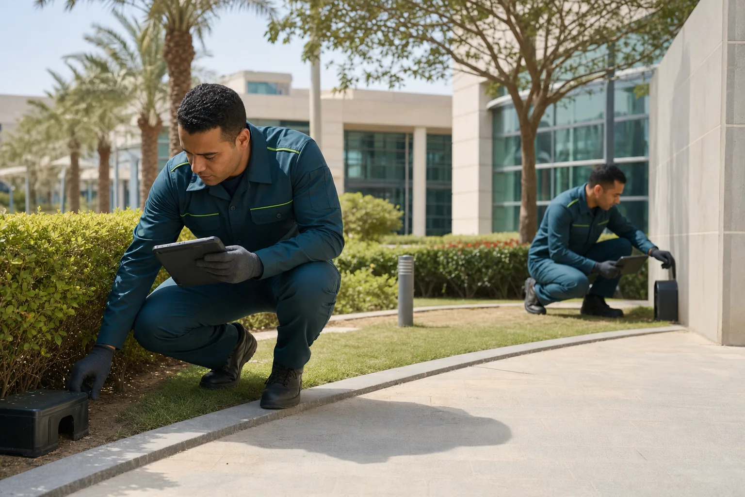 Preventive perimeter pest-management inspection